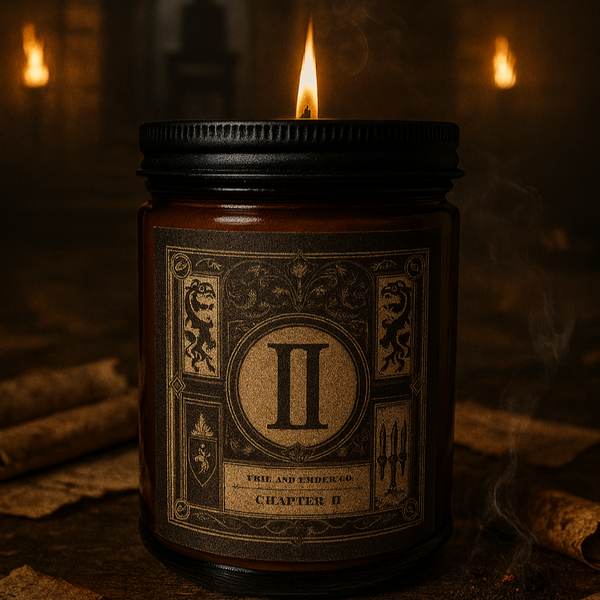 CHAPTER II – The Smoldering Throne| Veil and Ember Candle
